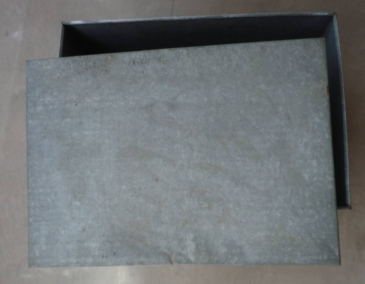 ブリキ製ボックス ブリキ箱 収納ボックス 昭和レトロ_画像7