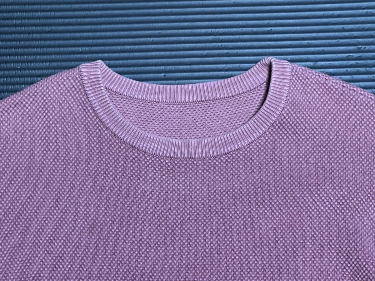 crepuscule クレプスキュール ポップコーン スウェット　クルーネック popcorn sweat スウェットシャツ 美品 サイズ1 ピンク_画像3