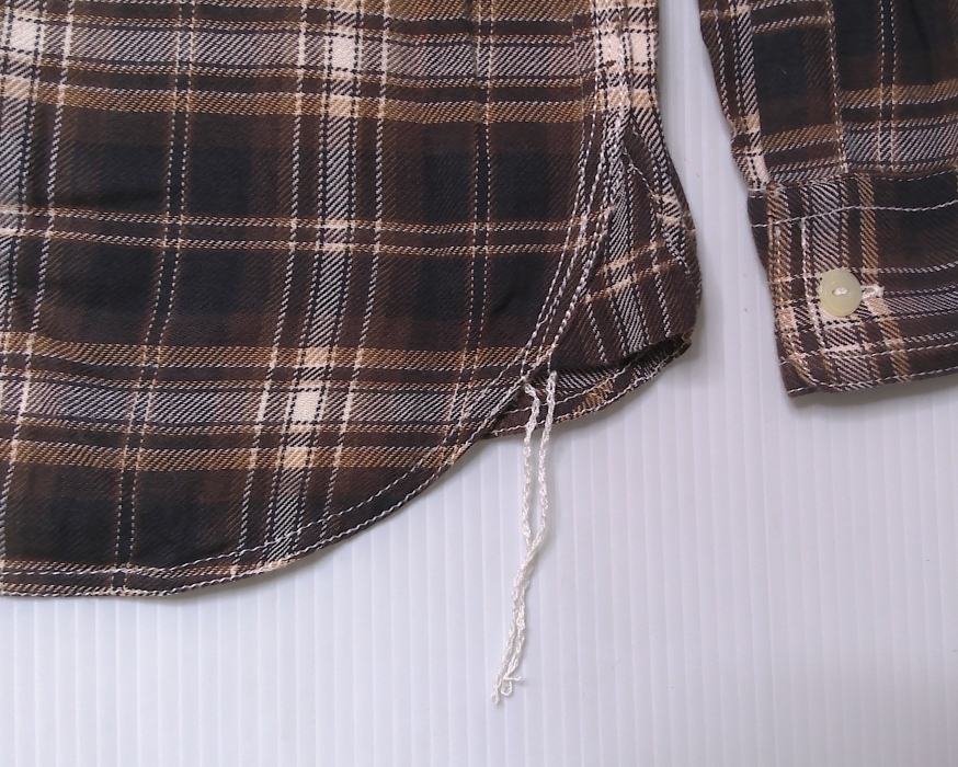 即決■★Alright Still★■ワークビエラシャツ：SIZE=L_画像3