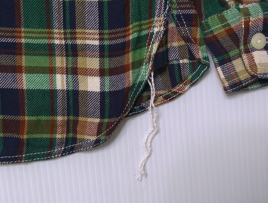 即決■★Alright Still★■ワークビエラシャツ：SIZE=L_画像3