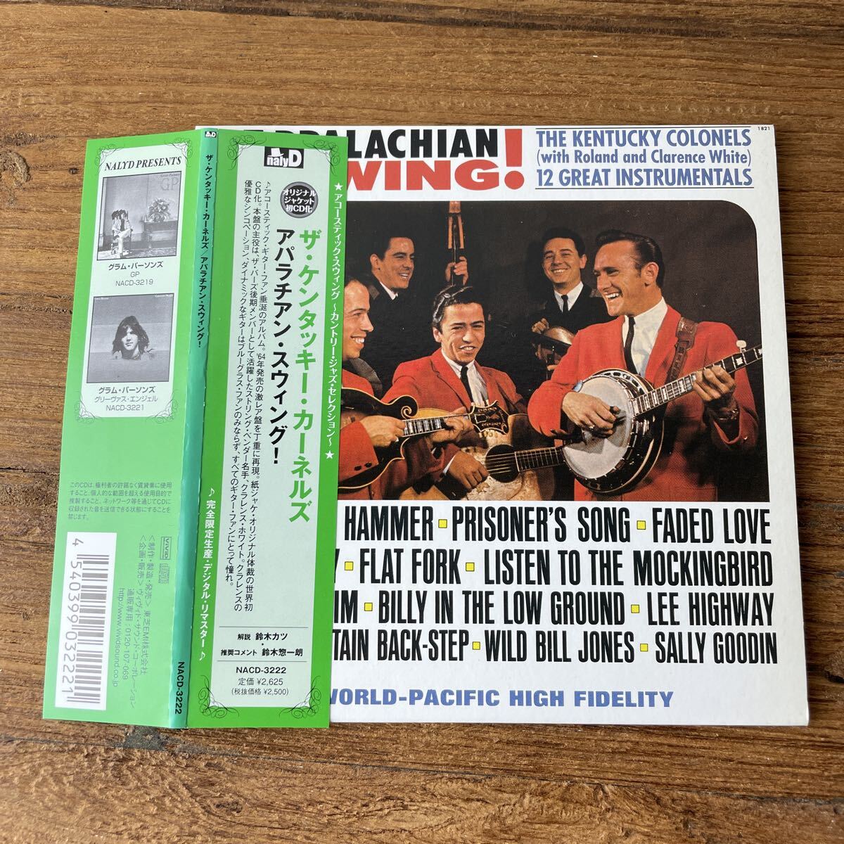 KENTUCKY COLONELS／Appalachian Swing ! アパラチアン・スウィング！／ザ・ケンタッキー・カーネルズ 紙ジャケット 国内盤 帯付_画像1