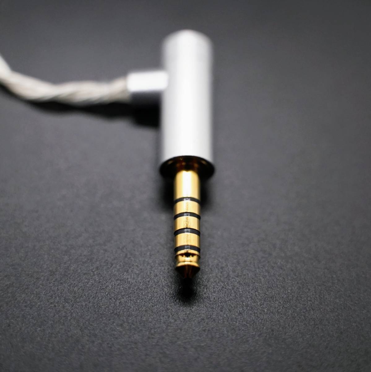 最高峰7N 超冷凍製単結晶銅銀メッキ！リケーブル2Pin/4.4mmL字バランス 最高峰7N 超冷凍製単結晶銅銀メッキ！リケーブル2Pin/4.4mmL