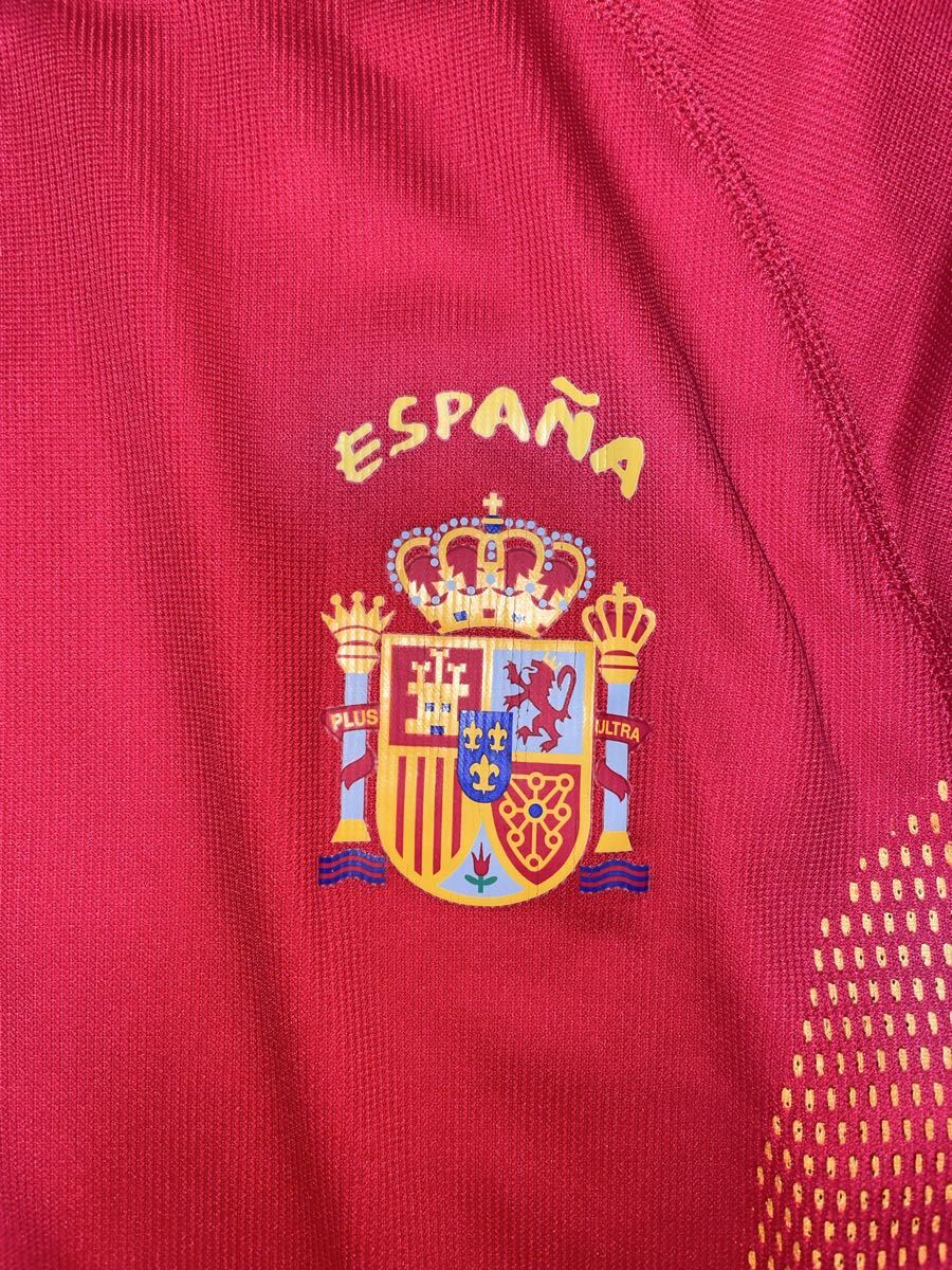 即決 送料無料 サッカー スペイン代表 ユニフォーム アディダス製 Oサイズ オーセンティック インナー付き 背番号26番_画像9