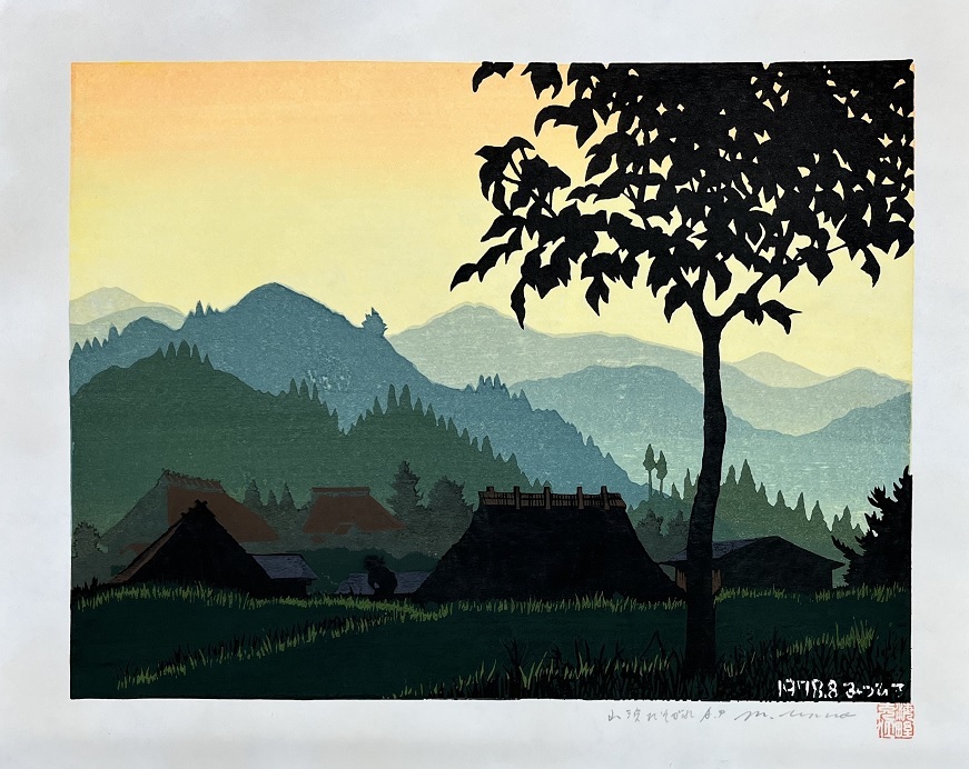 水彩画 生物細密画「ヨコスジヤドカリとヤドカリイソギンチャク