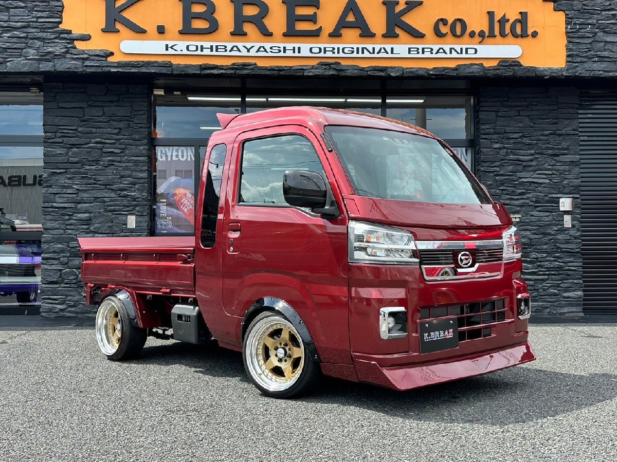K-BREAK ハイゼット ハイゼットジャンボ500 S500P S510P 後期用　フロントリップVer.2 kbreak ケイブレイク ケーブレ_画像6