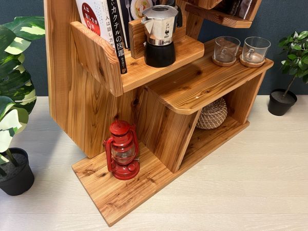 【送料無料】 ブックシェルフ 自然 マルチラック 杉 ナチュラル 送料無料】 ブックシェルフ 自然 マルチラック 杉 ナチュラル