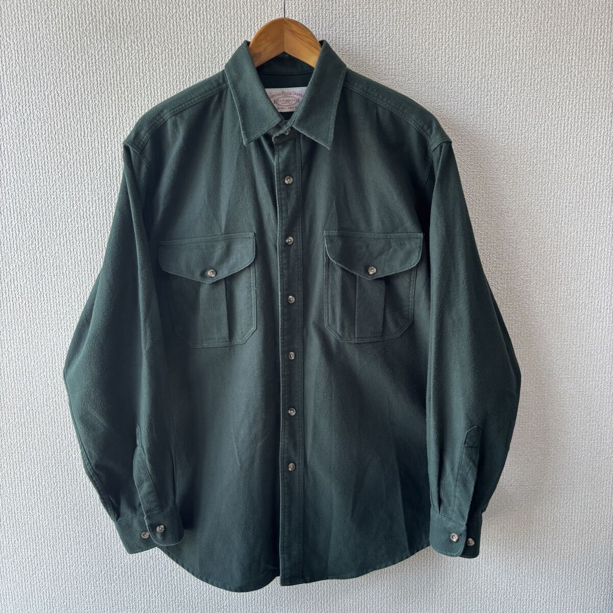 FILSON シャモアクロス シャツ 長袖 フィルソン グリーン