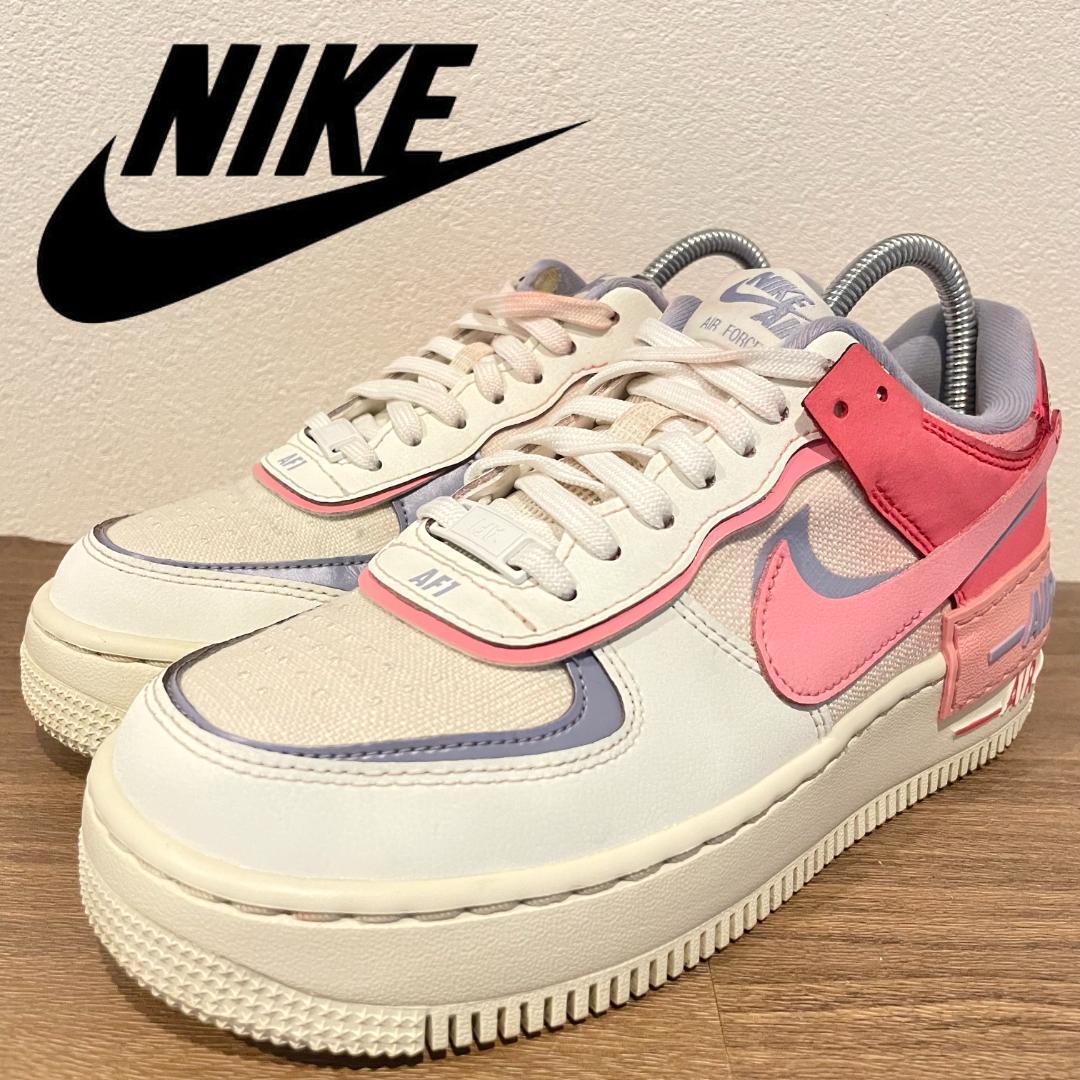WMNS AIR FORCE 1 SHADOW DV7449-101 (セイル/シーコーラル/インディゴヘイズ/コーラルチョーク)