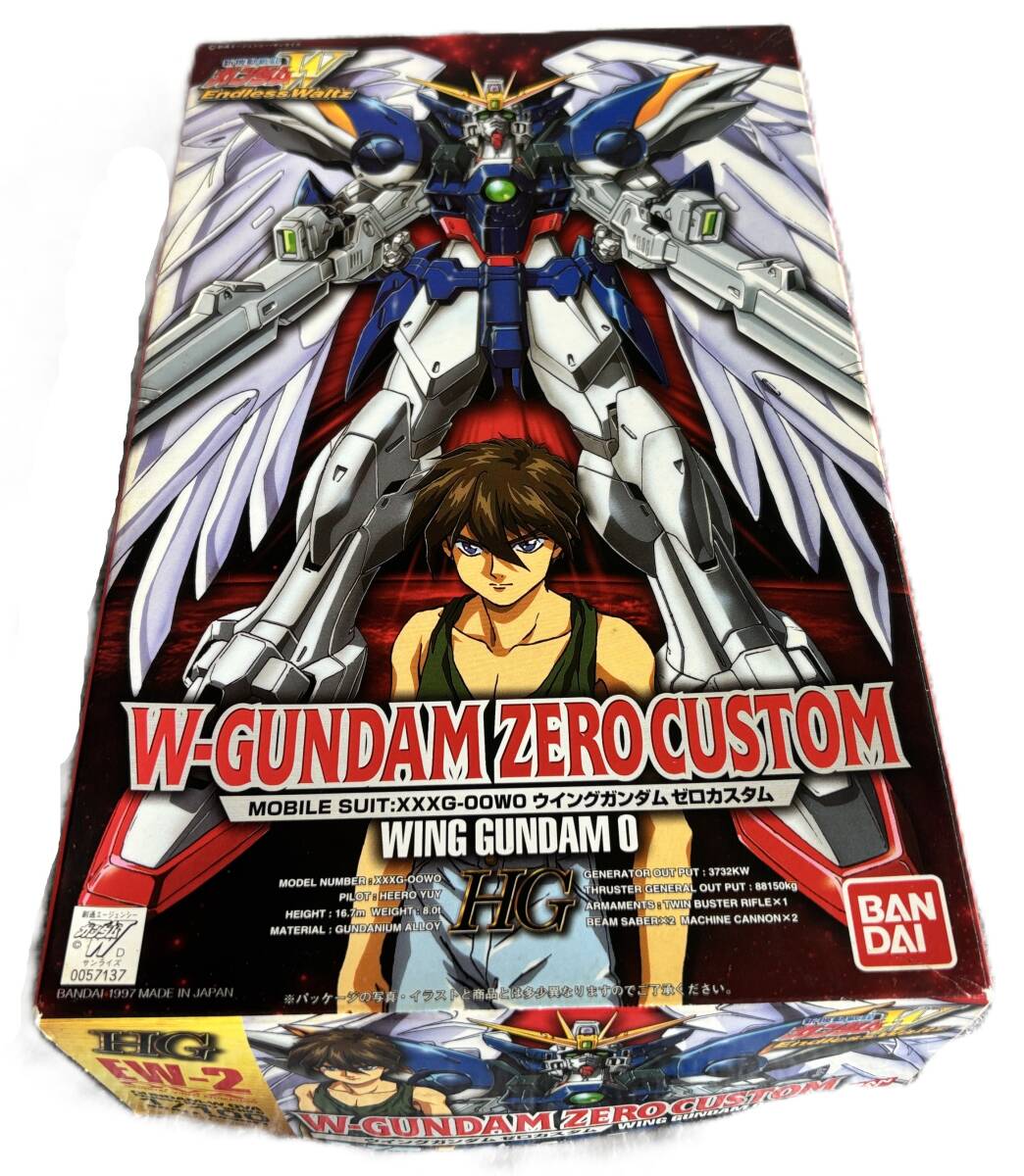 1/100 HG ウイングガンダム ゼロカスタム WING GUNDAM 0 XXXG-00W0 内袋未開封 未組立品 新機動戦記ガンダムW Endless Waltz_画像1