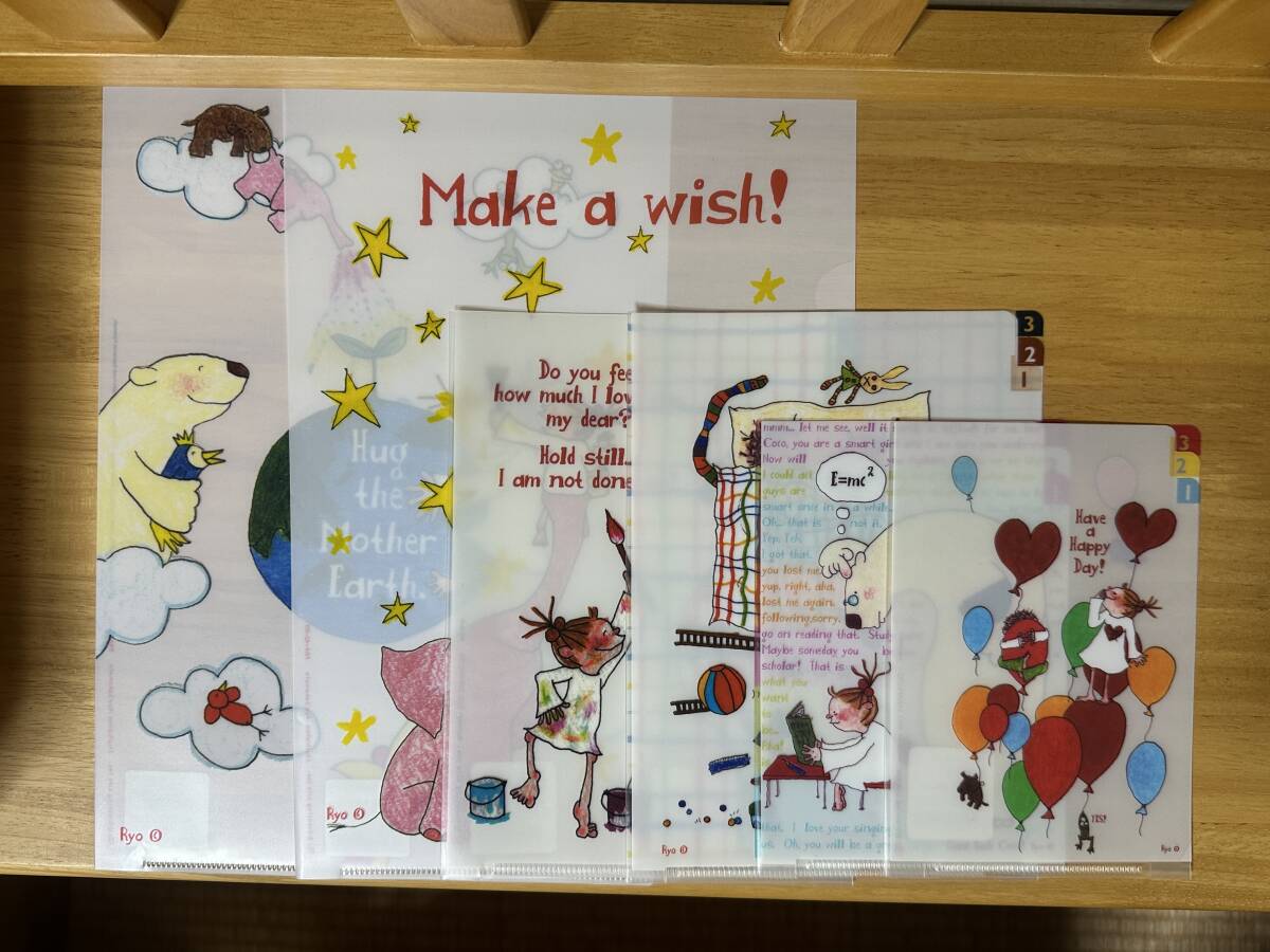 未使用★COCOちゃんのクリアファイル計6種セット（A4サイズ2種・A5サイズ3ポケット2種・A6サイズ3ポケット2種）★サカモト リョウ_画像1