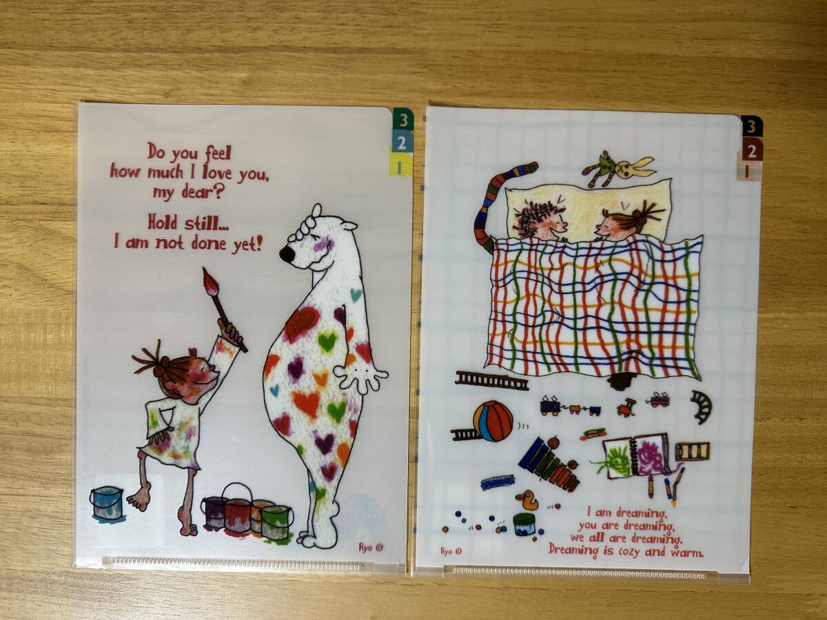 未使用★COCOちゃんのクリアファイル計6種セット（A4サイズ2種・A5サイズ3ポケット2種・A6サイズ3ポケット2種）★サカモト リョウ_画像4