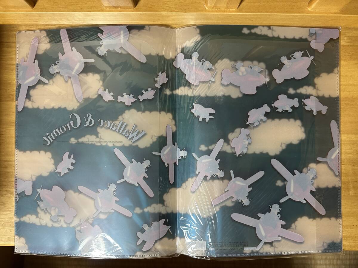 未使用★Wallace & Gromit / ウォレスとグルミット A4サイズのダブルポケットクリアファイル★クレイアニメ_画像4