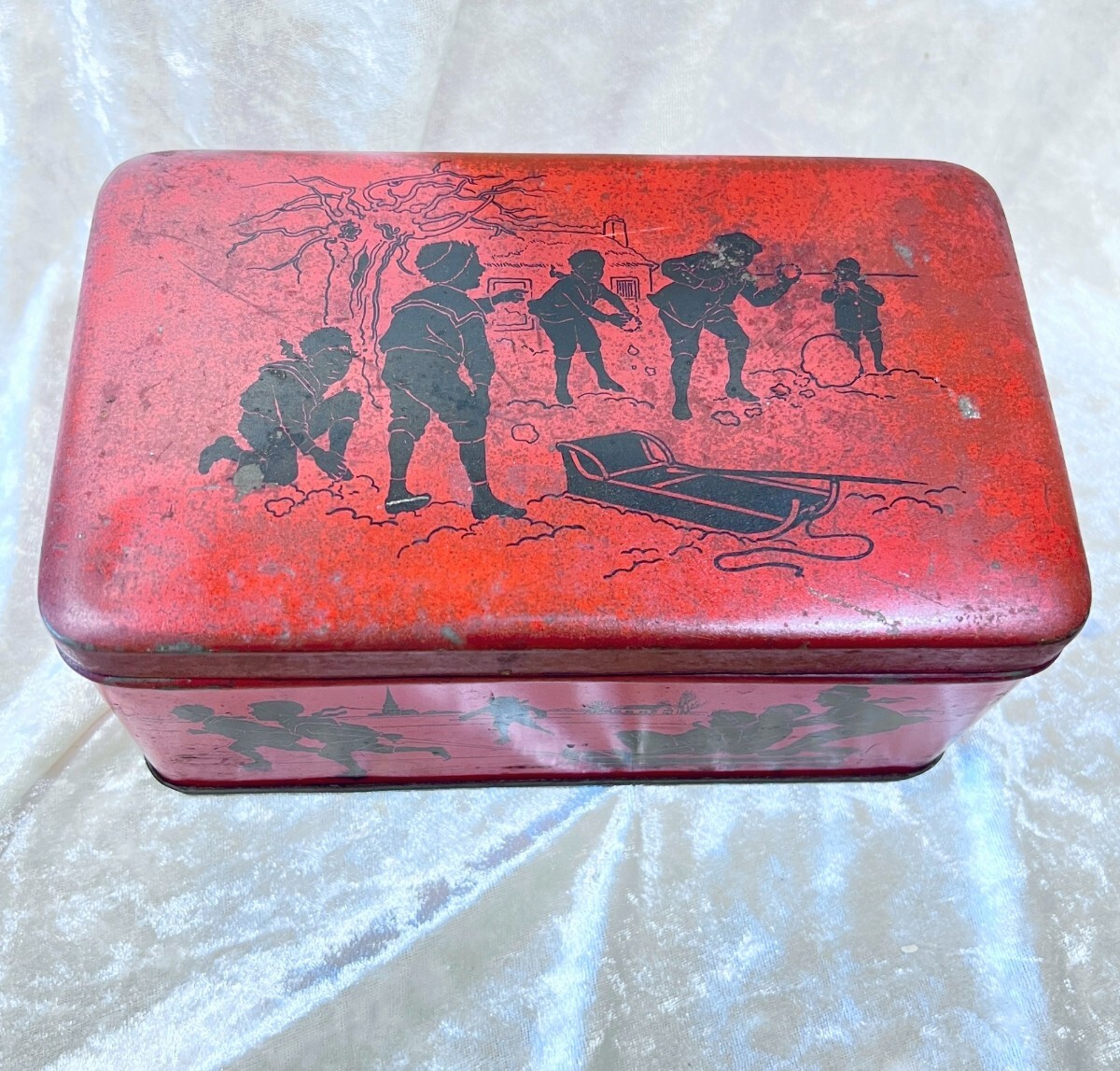 [ смешанные товары * игрушка ] жестяная пластина жестяная банка красный . чёрный. двухцветный -..... ребенок способ автомобиль пейзаж для дисплея товар интерьер сопутствующие товары антиквариат античный 