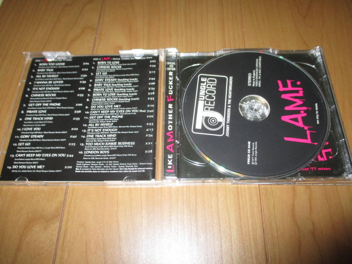 JOHNNY THUNDERS & THE HEARTBREAKERS L.A.M.F. the lost '77 mixes　ジョニー?サンダース　２枚組　輸入中古盤