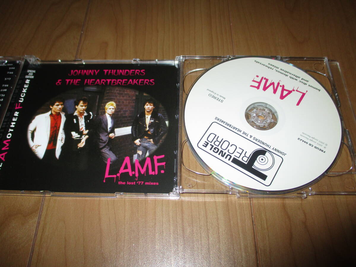 JOHNNY THUNDERS & THE HEARTBREAKERS L.A.M.F. the lost '77 mixes　ジョニー?サンダース?。裁督M　輸入中古盤