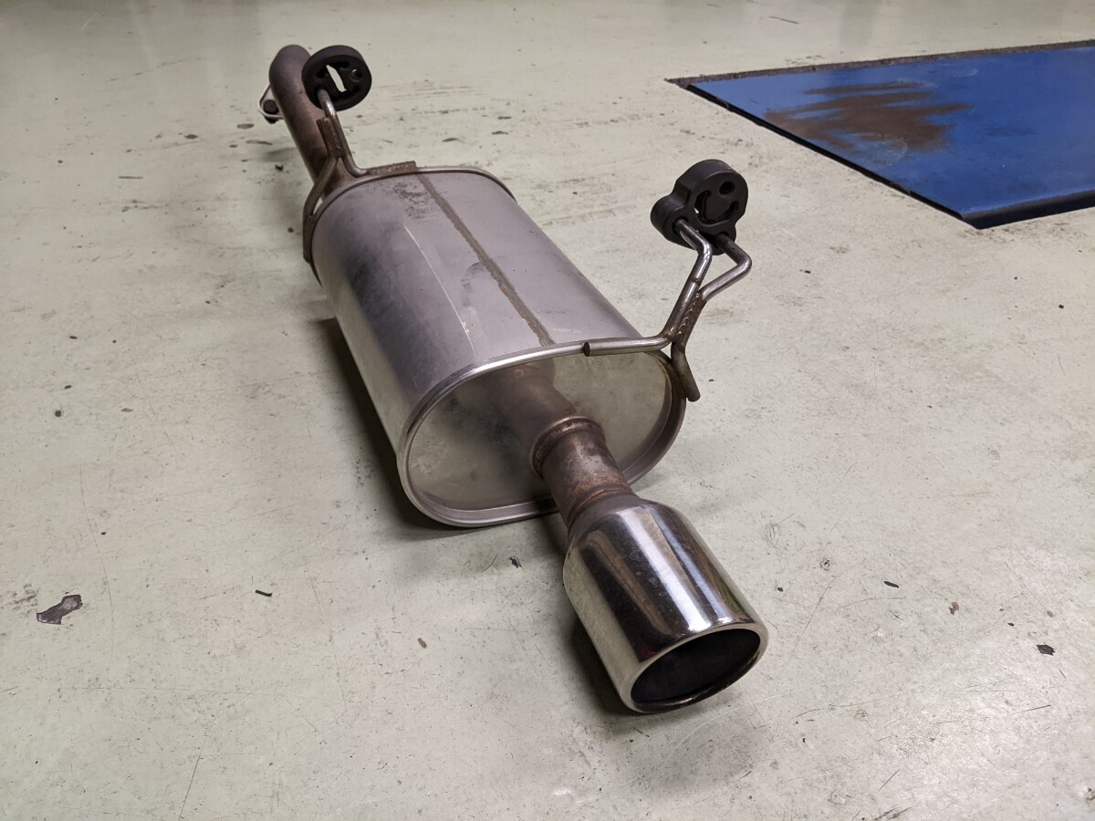 日産　K13マーチニスモ　オーテック　純正マフラー　_画像2