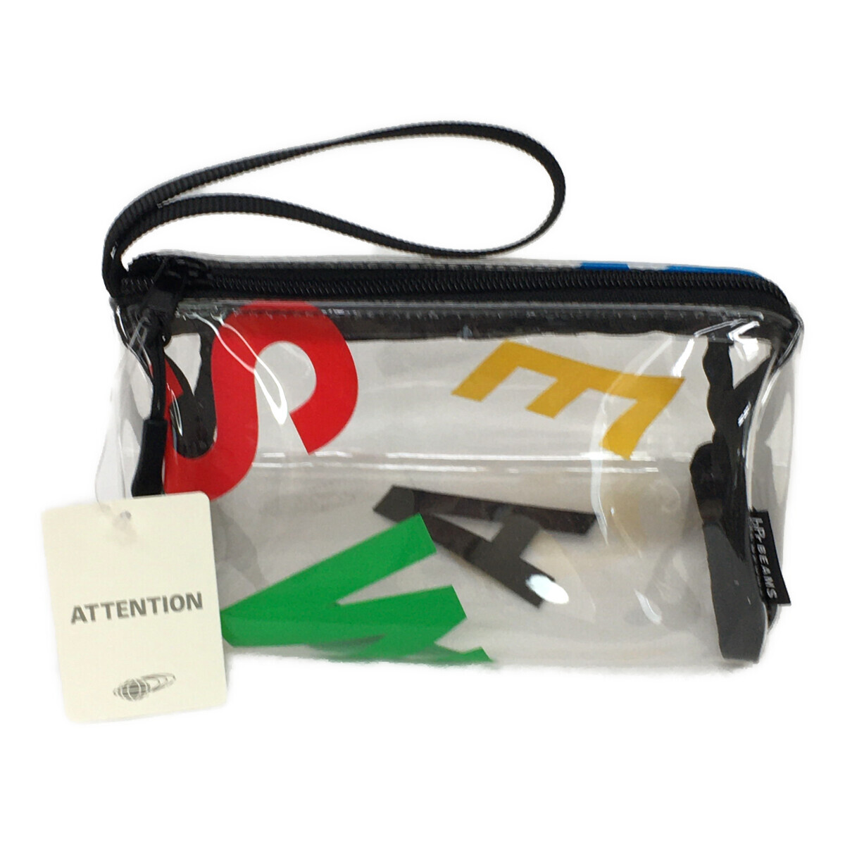 coco 未使用品【SALE】ビームスゴルフBEAMSGOLF マルチケース ビニールポーチ クリアポーチ 三角ポーチ レターパックプラス発送可K2188_画像1