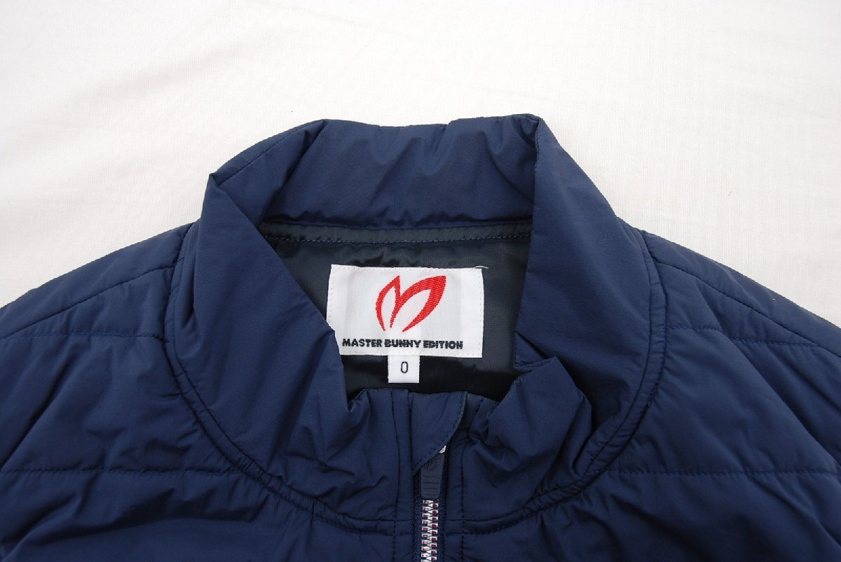 coco 中古【SALE】マスターバニーエディション レディース ベスト 0(S) 紺 中綿入り ダブルジップ レターパックプラス発送可 55872_画像3