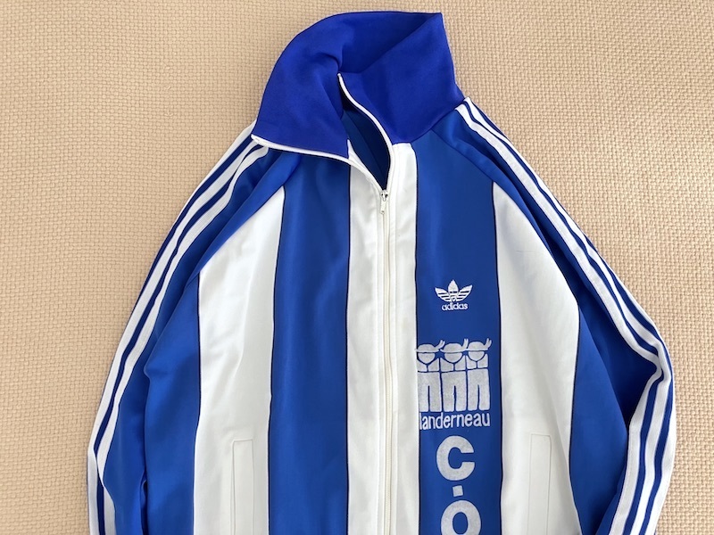 adidas オリジナル ヴィンテージ オールドアディダス ジャージ フランス製 即決 1点物 レアカラー 80s ヴィンテージ adidas made in France