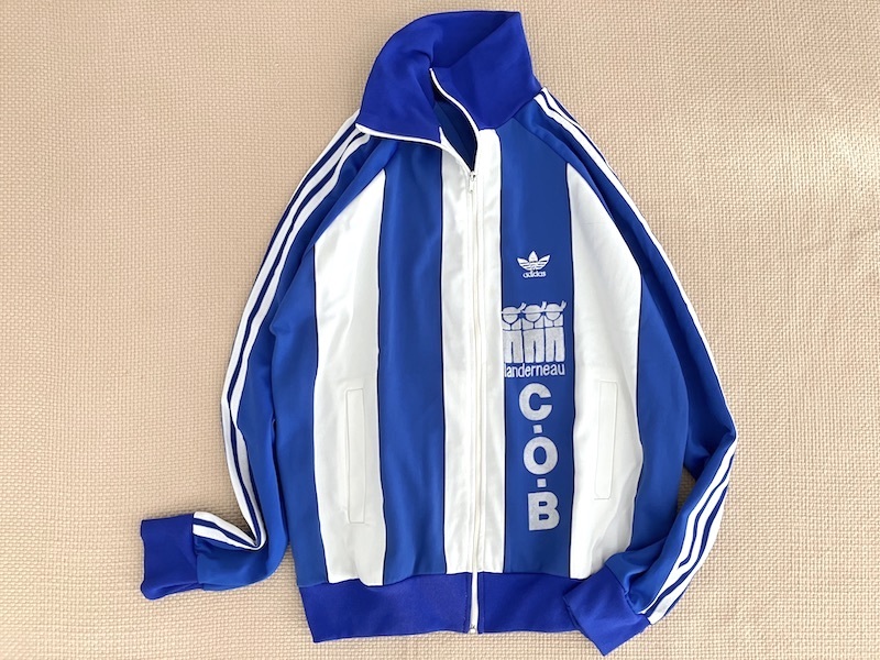 adidas ビンテージジャージ レアカラー 即決 1点物 レアカラー 80s ヴィンテージ adidas made in France