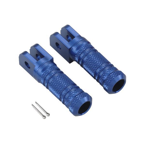 MT-25(2016-2019) 用 アルミマシンドステップバー ブルー｜ポッシュフェイス/POSH_画像1