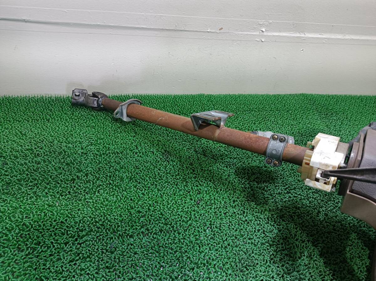 日産 ステアリングコラム ハンドル付 ローレルスピリット HB11, 1981 PRT738_画像4