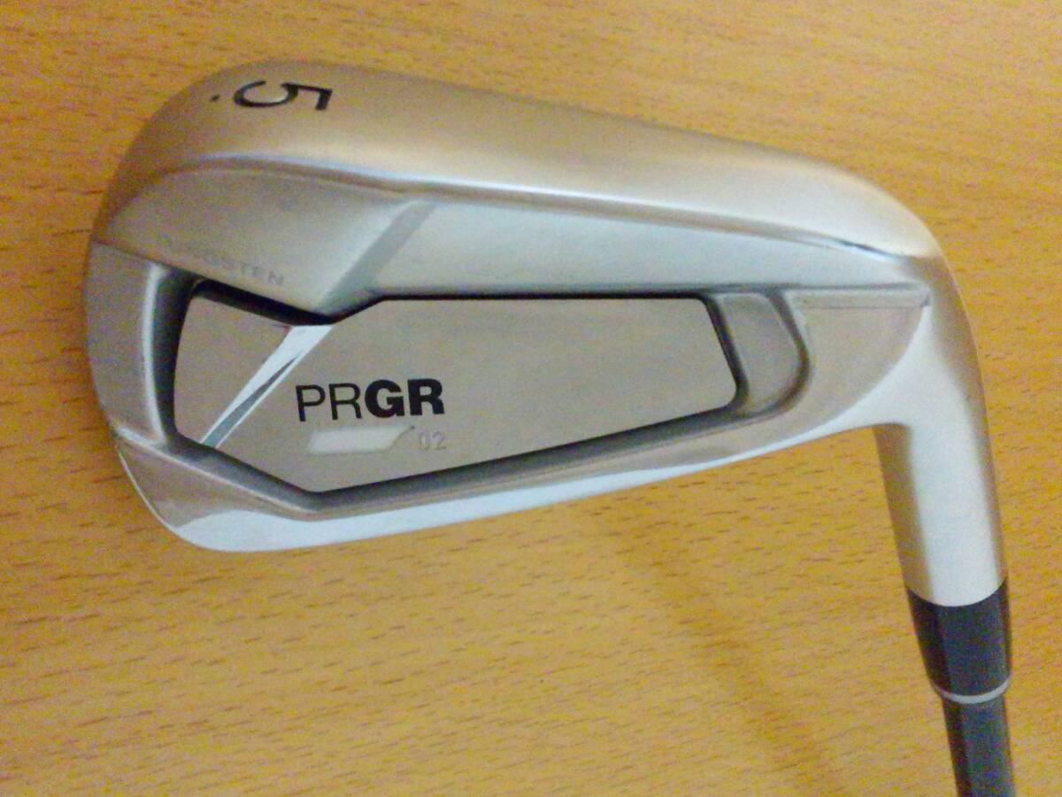 プロギア PRGR 02 IRON 5番アイアン 5I オリジナルカーボン DIAMANA for PRGR ディアマナ S 2023年モデル_画像1