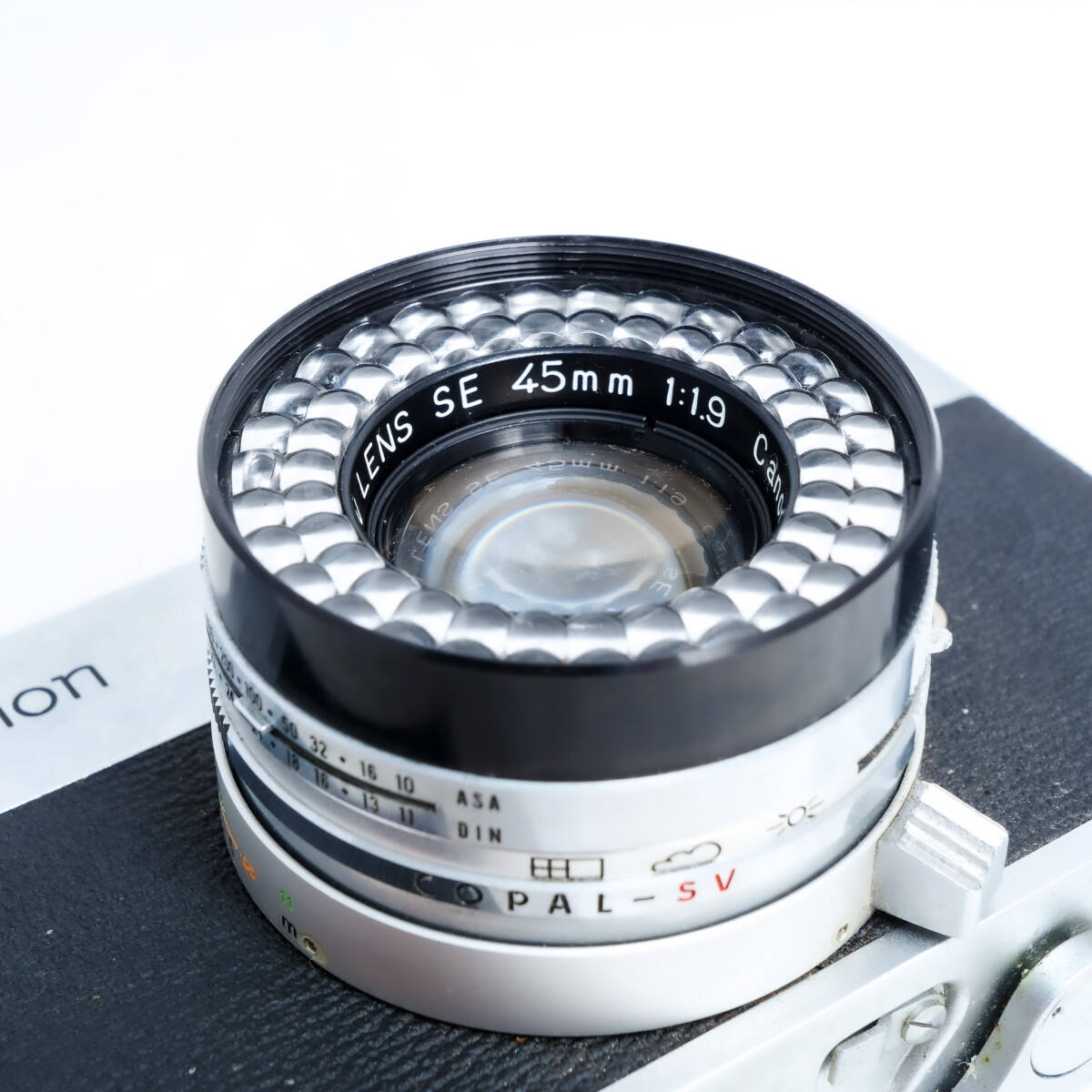 【シャッター動作品】Canon Canonet SE 45mm F1.9 キヤノネット 初期 レンジファインダー_画像5