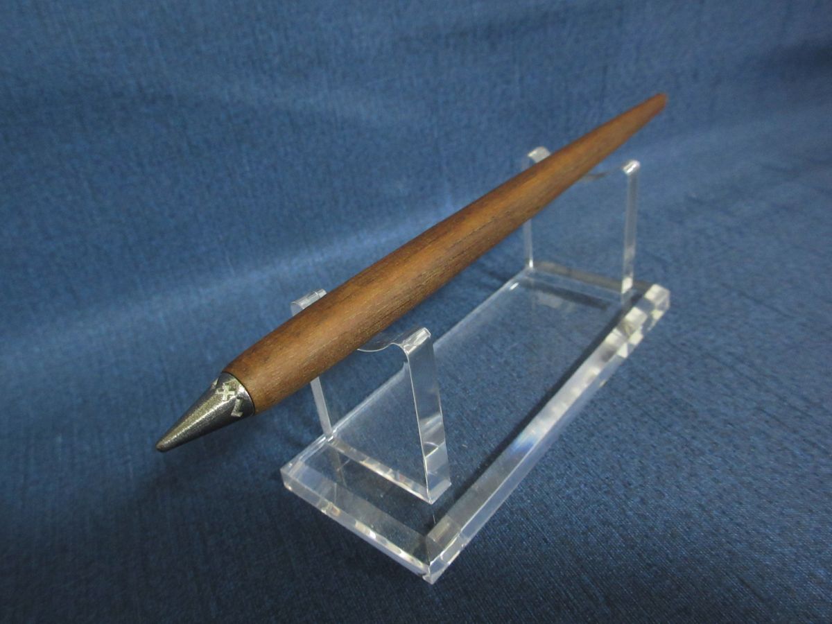 N1867Y axel weinbrecht design アクセル ヴァインブレヒト デザイン Bata Cureve ベータカーブ ウォルナット 金属製インクレスペン 0801_画像2