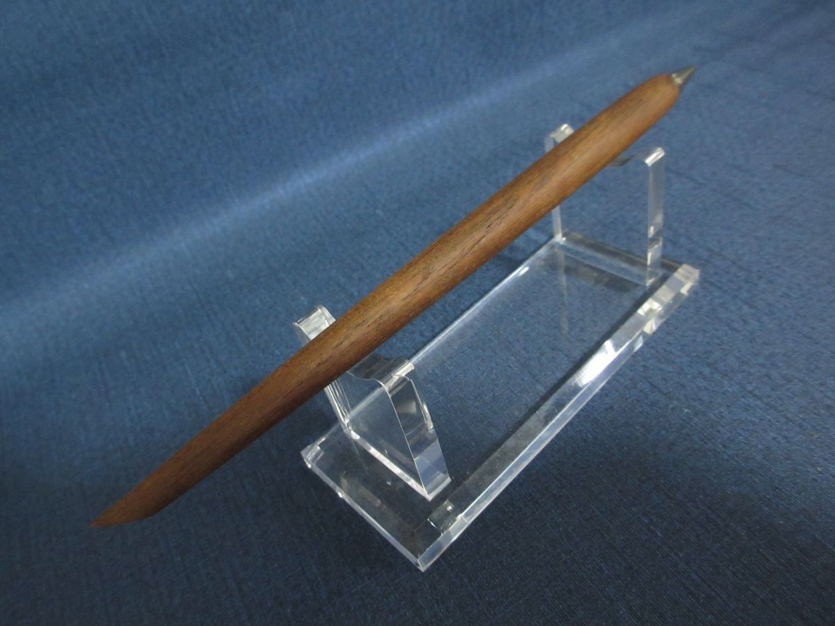 N1867Y axel weinbrecht design アクセル ヴァインブレヒト デザイン Bata Cureve ベータカーブ ウォルナット 金属製インクレスペン 0801_画像3