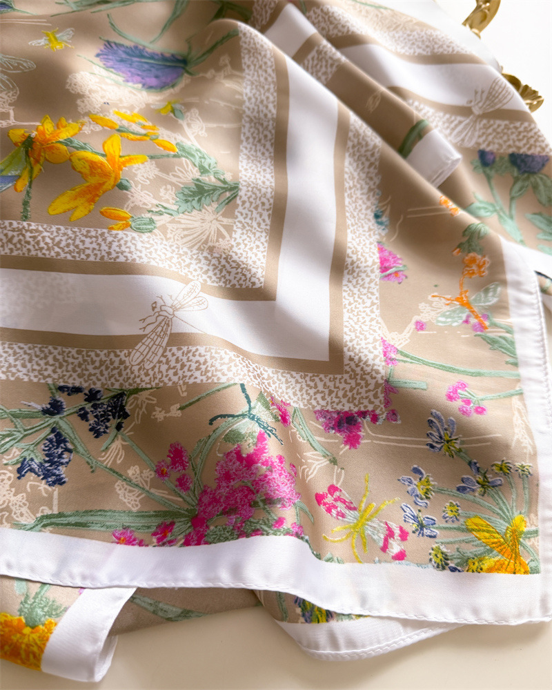 [C-173] новый товар женский квадратный 70cm шарф наматывать person шея изначальный модный украшение весна лето шелк style палантин задний шарф 