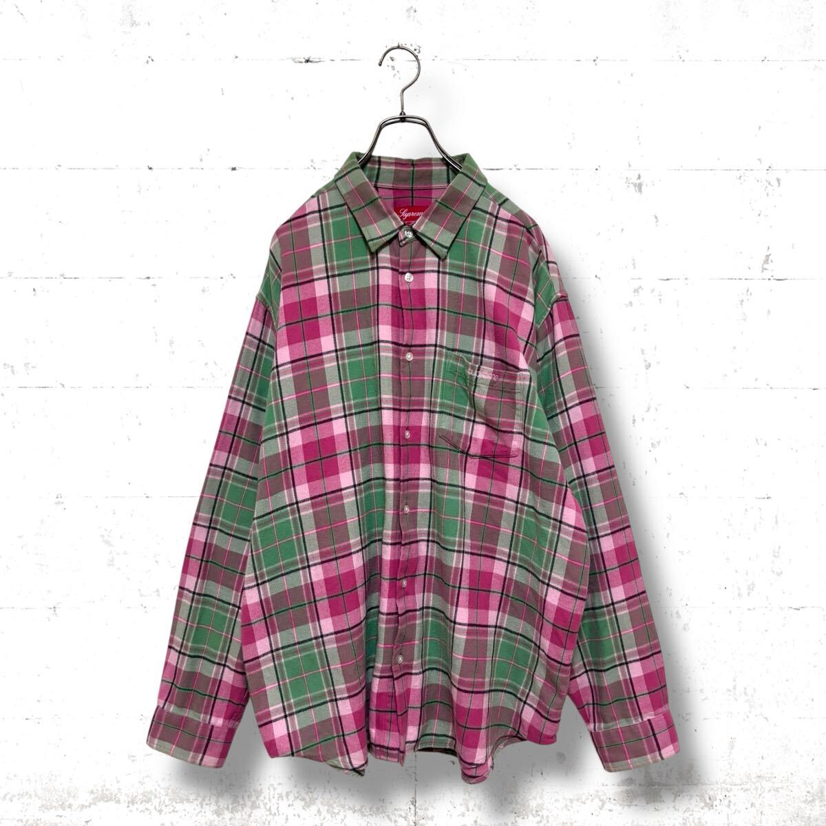 F*R様 Supreme チェックネルシャツ L マルチカラー Supreme シュプリーム コットン ネルチェック ネルシャツ 長袖
