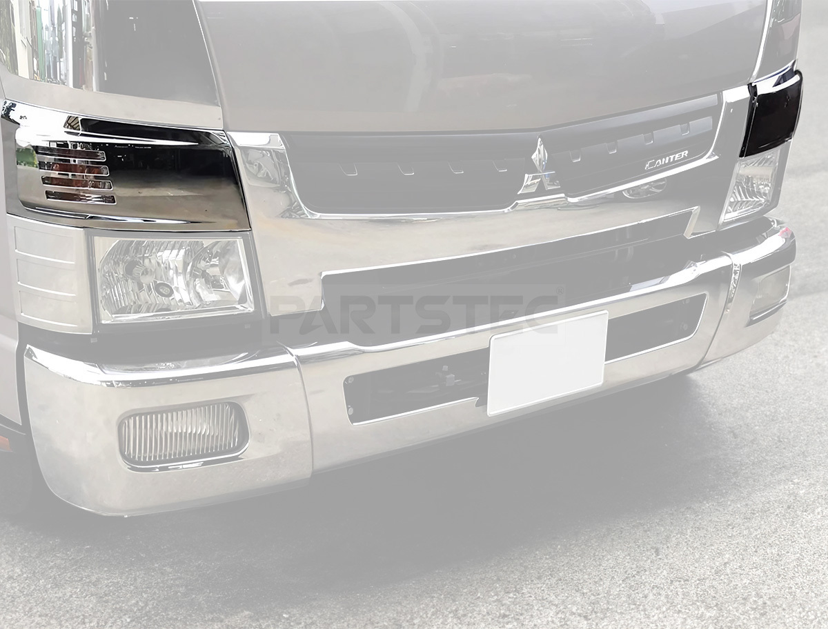 メッキ ウインカーレンズ カバー 三菱ふそう ブルーテック