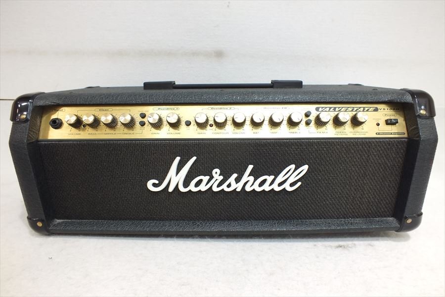 【格安， 正規品】 ★ Marshall マーシャル VALVESTATE VS100H ヘッドアンプ 中古 現状品 250801C4812A