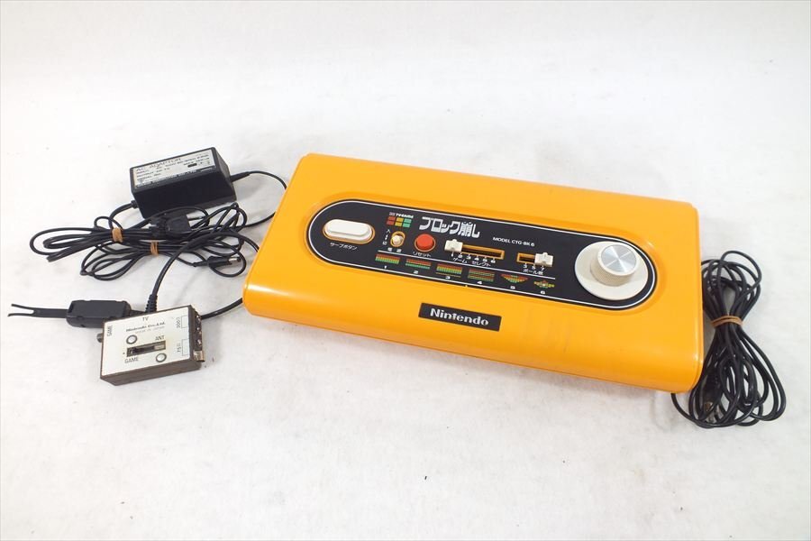 □ Nintendo 任天堂 CTG-BK6 テレビゲーム ブロック崩し  現状品 250806U9621