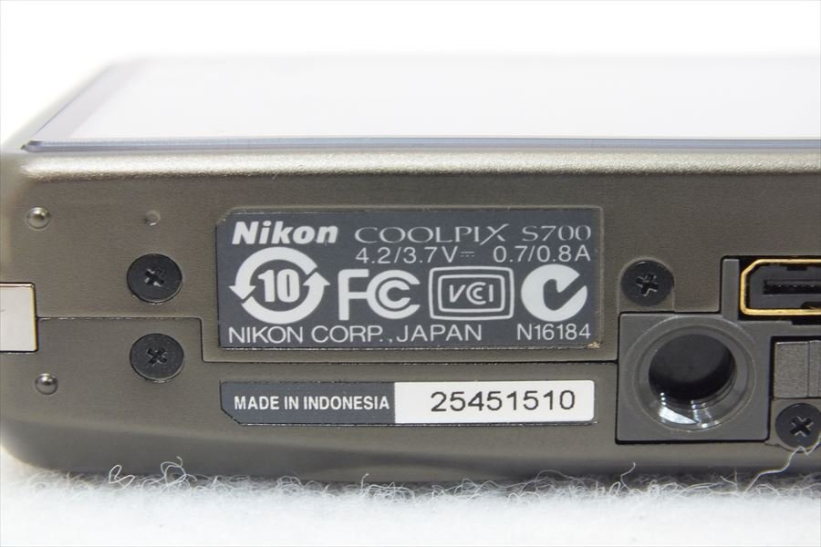 ★ Nikon ニコン COOLPIX S700 デジタルカメラ 中古 現状品 250801Y8887_画像8