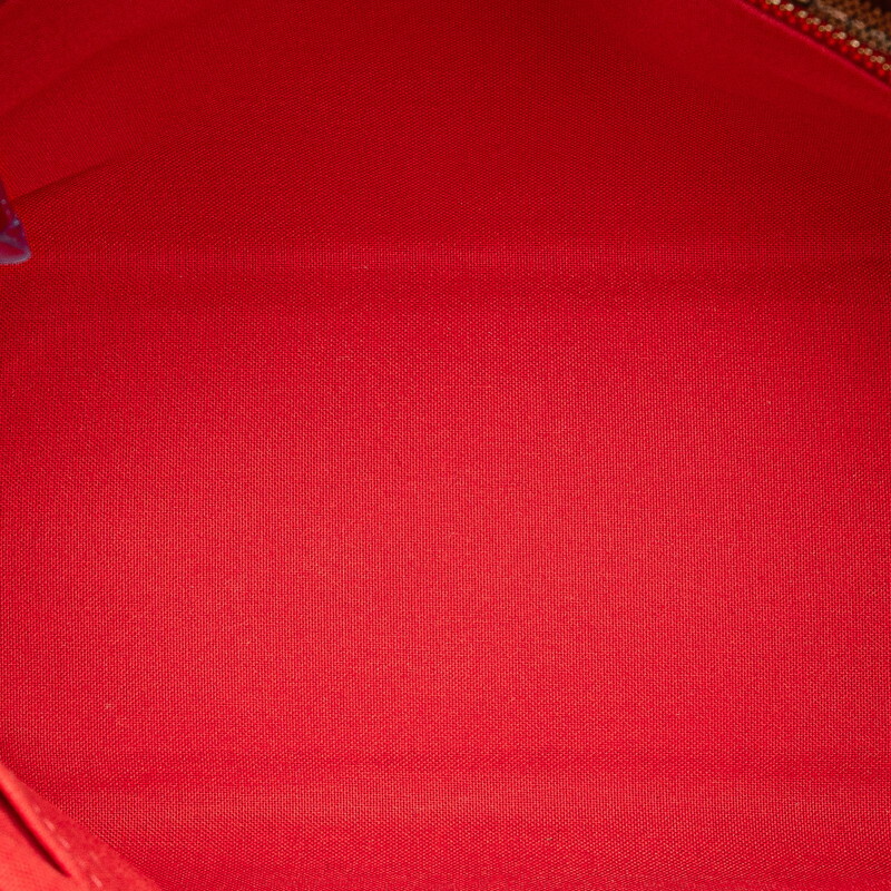 ルイ ヴィトン ダミエ カバ ローズベリー ハンドバッグ ショルダーバッグ 2WAY N41177 ブラウン PVC レザー LOUIS VUITTON 【中古】_画像6