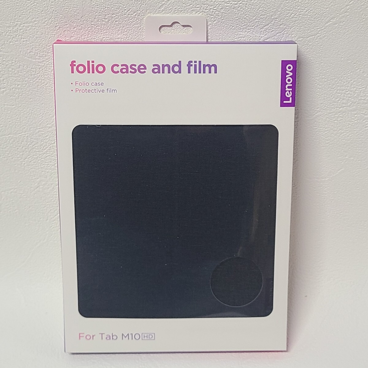 ◆◇即決　未開封　レノボ純正　レノボ　Tab M10 HD用フォリオケース　フィルム付 ZG38C02761 未使用品　2022年　◇◆_画像1