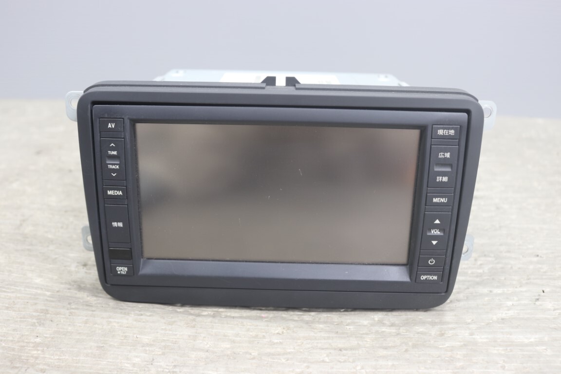 VW シャラン 右H (7NCAV 7N) 純正 カーナビ J1KDC2A18 クラリオン clarion 破損無 SDナビ ナビユニット フォルクスワーゲン p055582_画像2