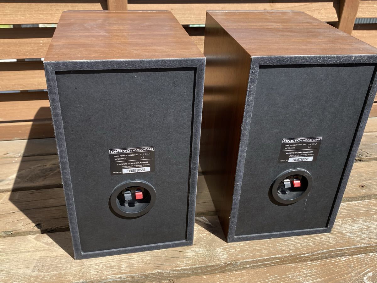 ONKYO オンキョー D-032AX スピーカー ペア　音出し問題無し ペア