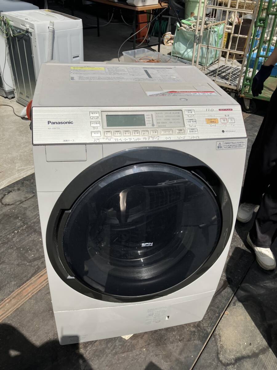 2017年製【引き取りOK 福岡】パナソニック ドラム式 電気洗濯乾燥機 組込形 洗濯機 11.0kg 乾燥機 6.0kg NA-VX8700L Panasonic