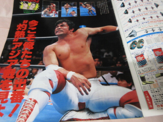 [ еженедельный Professional Wrestling NO.504 1992.7|21] большой . рисовое поле на sin. штук .no- People журавль рисовое поле нет место ставрида японская . на Toyota Baseball журнал фирма 