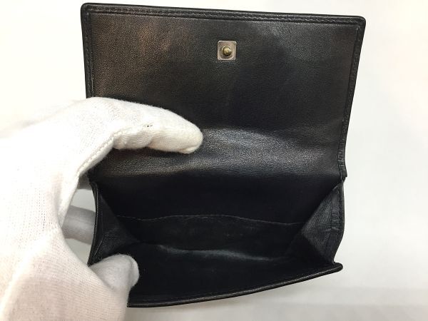 GUCCI グッチ 05504 3731 GGキャンバス×レザー 二つ折り 財布 ウォレット 小銭入れ 札入れ メンズ レディース_画像8