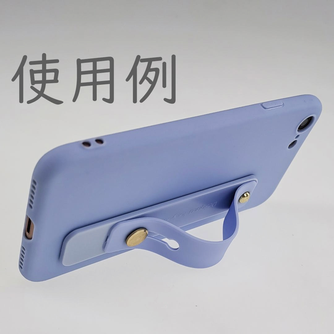 [E36] スマホバンド シリコンベルト [03] レッド_画像6