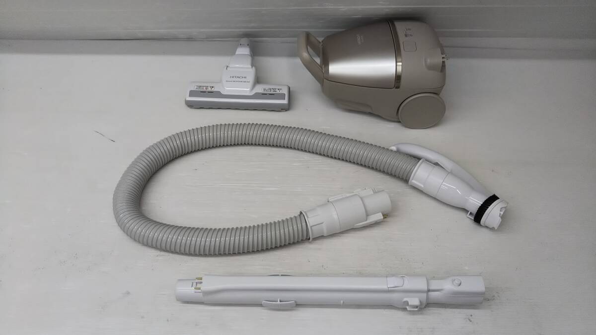 日立 紙パック式クリーナー かるパック CV-KP90L(N)(ライトゴールド)