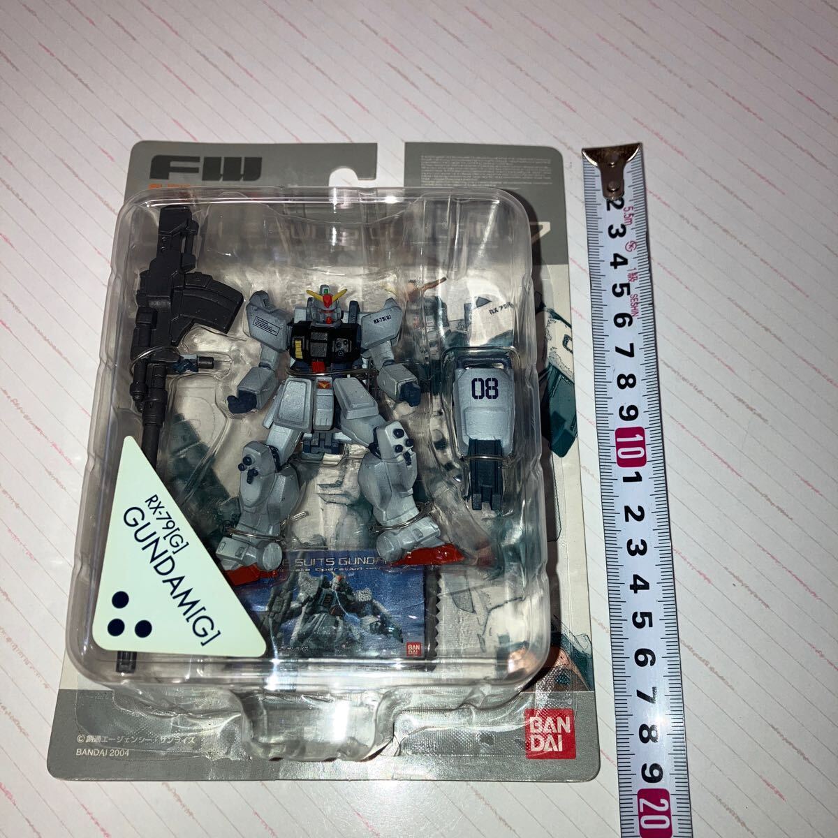 ガンダム バンダイ GUNDAM [G] RX-79 fusion worhs 未開封 ゴミ 黄ばみ 折れ 汚れ ラムネ ※賞味期限切れ ※食用× サンライズ FW _画像8