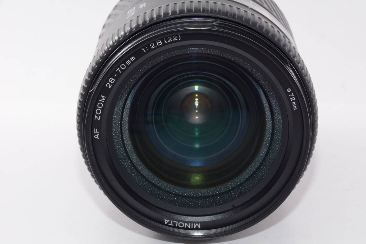 KONICA MINOLTA - 美品　minolta  AF zoom 28〜70mm /F2.8 コニカミノルタ MINOLTAミノルタ AF ZOOM 28-70mm F2.8G◇大口径