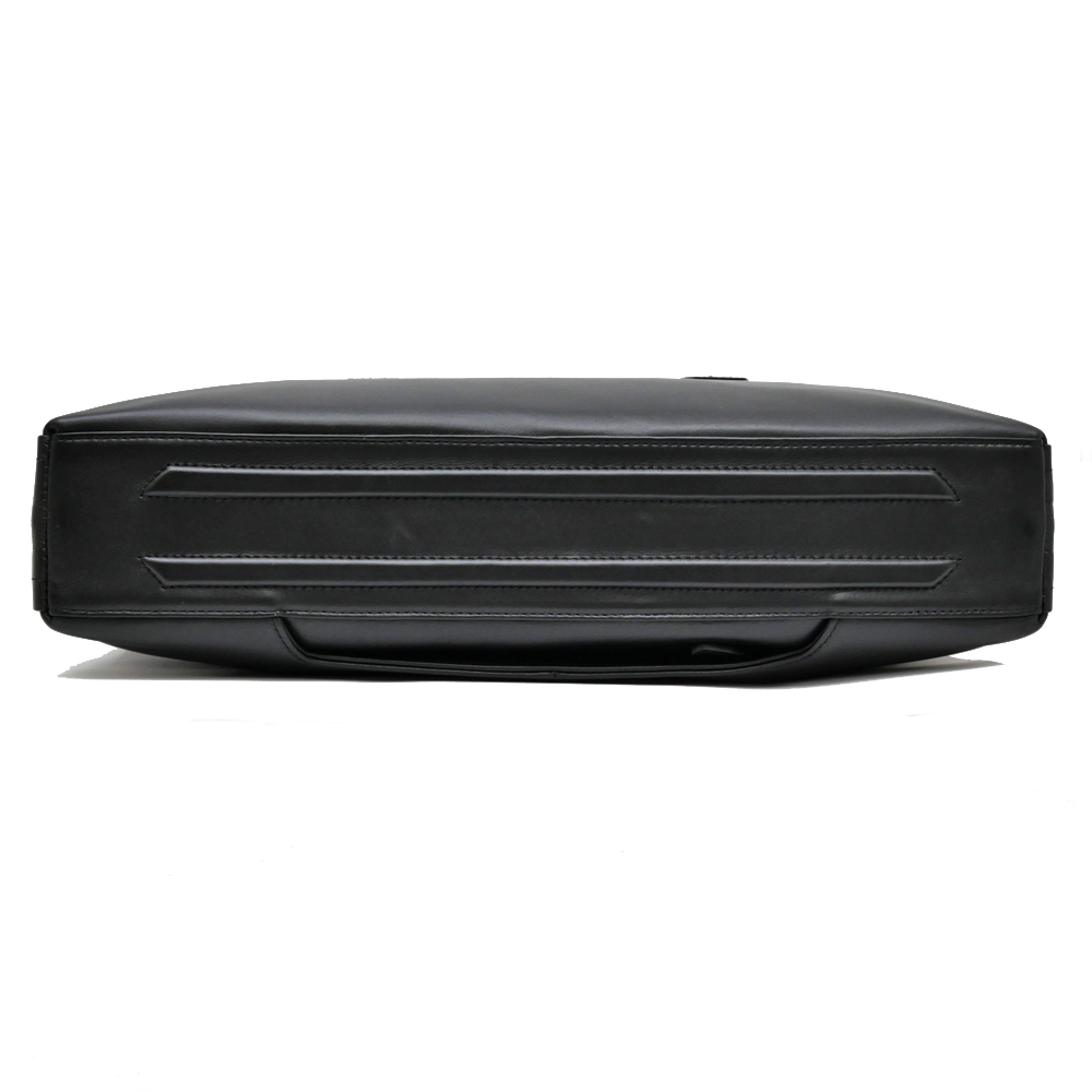 【名東】トゥミ JARVIS スリム・ブリーフ 0982415 ブラック 黒 レザー ビジネスバッグ ストラップ付 メンズ 新品同様_画像6