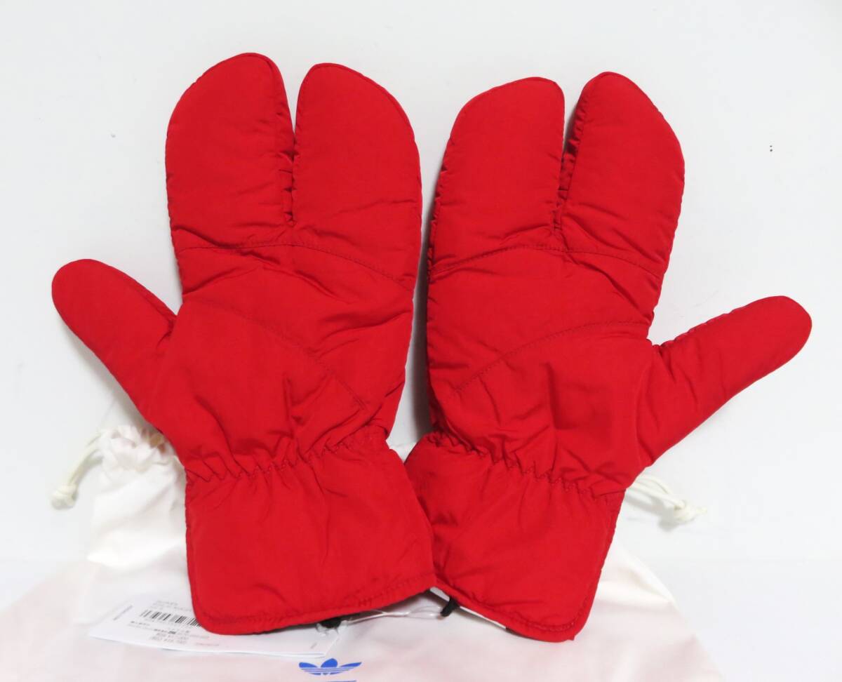 送料無料 新品 adidas Originals by AVAVAV 3本指 グローブ レッド S アディダス オリジナルス アヴァヴァヴ 中綿 手袋 JM0443_画像5