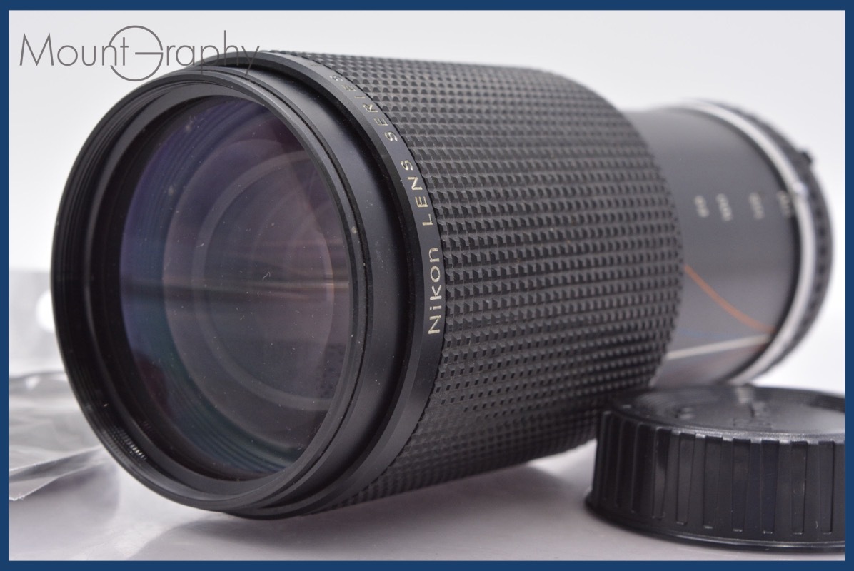 連絡用 ☆良品☆ ニコン Nikon SERIES E ZOOM 70-210mm F4 Ai-S 前後キャップ付